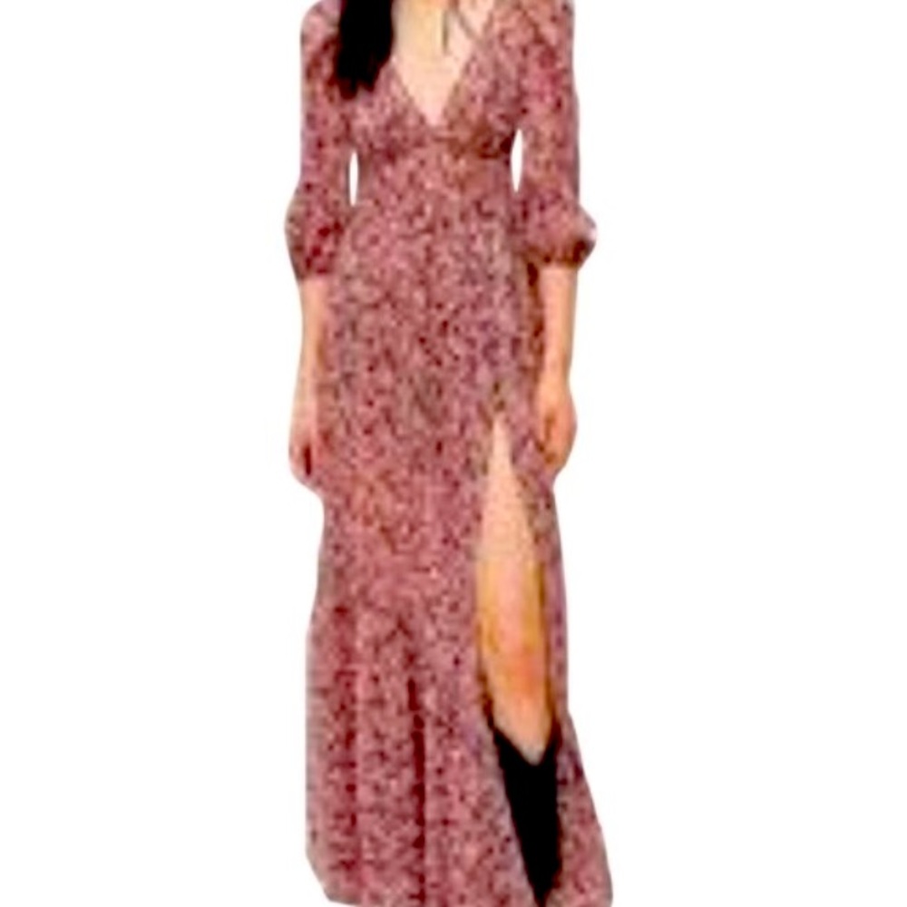 Purple and pink floral maxi. For Love and Lemons